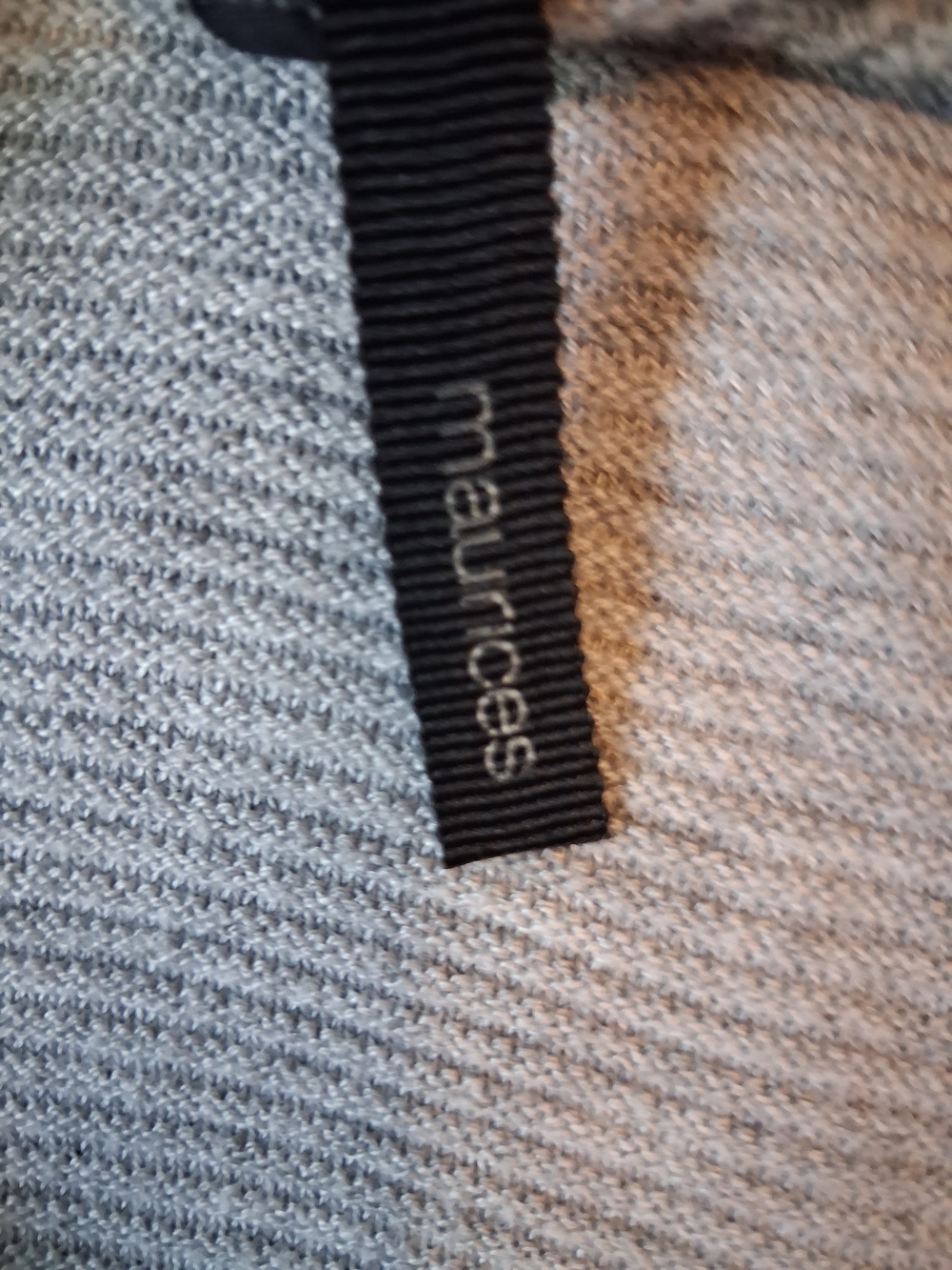 Maurices Sweater Women's Large Gray Open-Front Relaxed Cardigan - Picture 3 of 5
